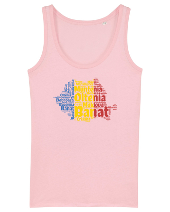 cu iz românesc: România - regiuni geografice Cotton Pink