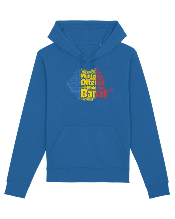 cu iz românesc: România - regiuni geografice Royal Blue
