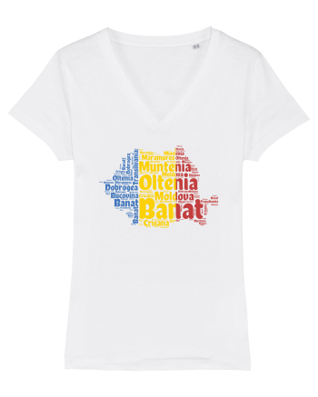 cu iz românesc: România - regiuni geografice White
