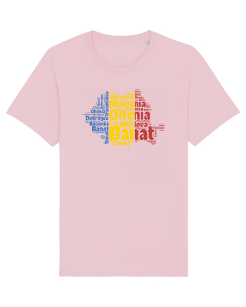 cu iz românesc: România - regiuni geografice Cotton Pink