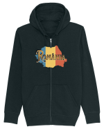 cu iz românesc: România - text decorativ Hanorac cu fermoar Unisex Connector