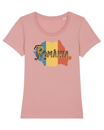 cu iz românesc: România - text decorativ Canyon Pink