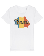 cu iz românesc: România - text decorativ Tricou mânecă scurtă  Copii Mini Creator