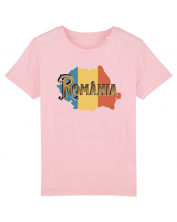 cu iz românesc: România - text decorativ Cotton Pink