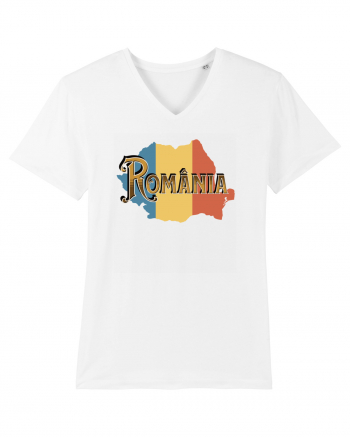 cu iz românesc: România - text decorativ White