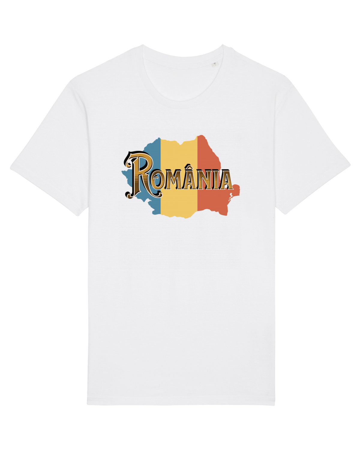 Tricou mânecă scurtă Unisex Rocker White