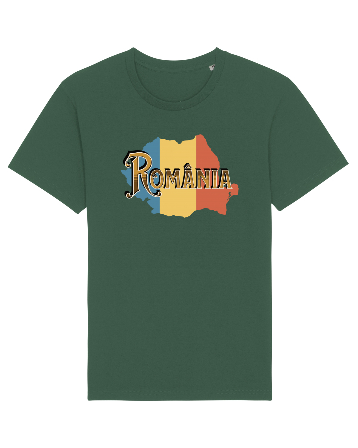 Tricou mânecă scurtă Unisex Rocker Bottle Green