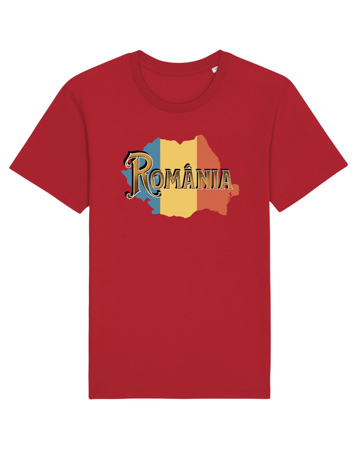 Tricou mânecă scurtă Unisex Rocker Red