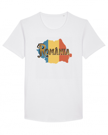 cu iz românesc: România - text decorativ White