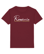 cu iz românesc: România subliniată Tricou mânecă scurtă  Copii Mini Creator