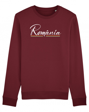 cu iz românesc: România subliniată Burgundy