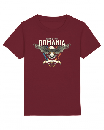 cu iz românesc: Romania united forever Burgundy