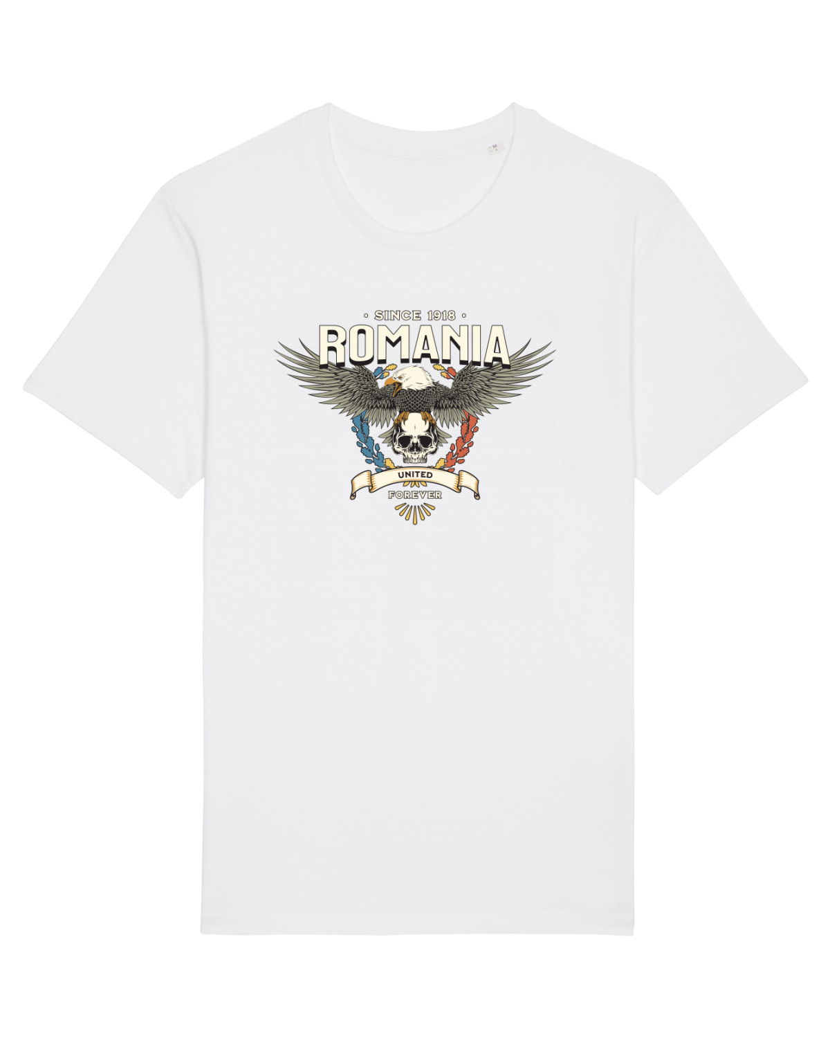 Tricou mânecă scurtă Unisex Rocker White