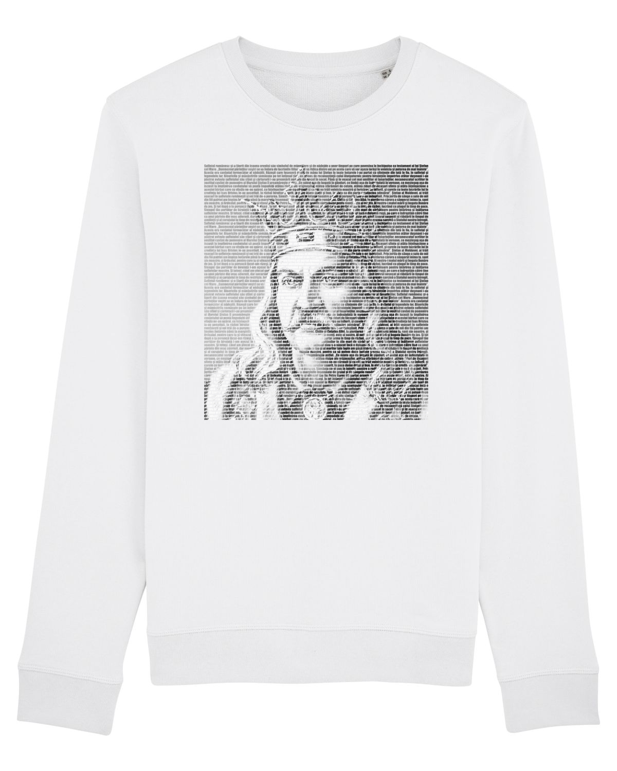 Bluză mânecă lungă Unisex Rise White