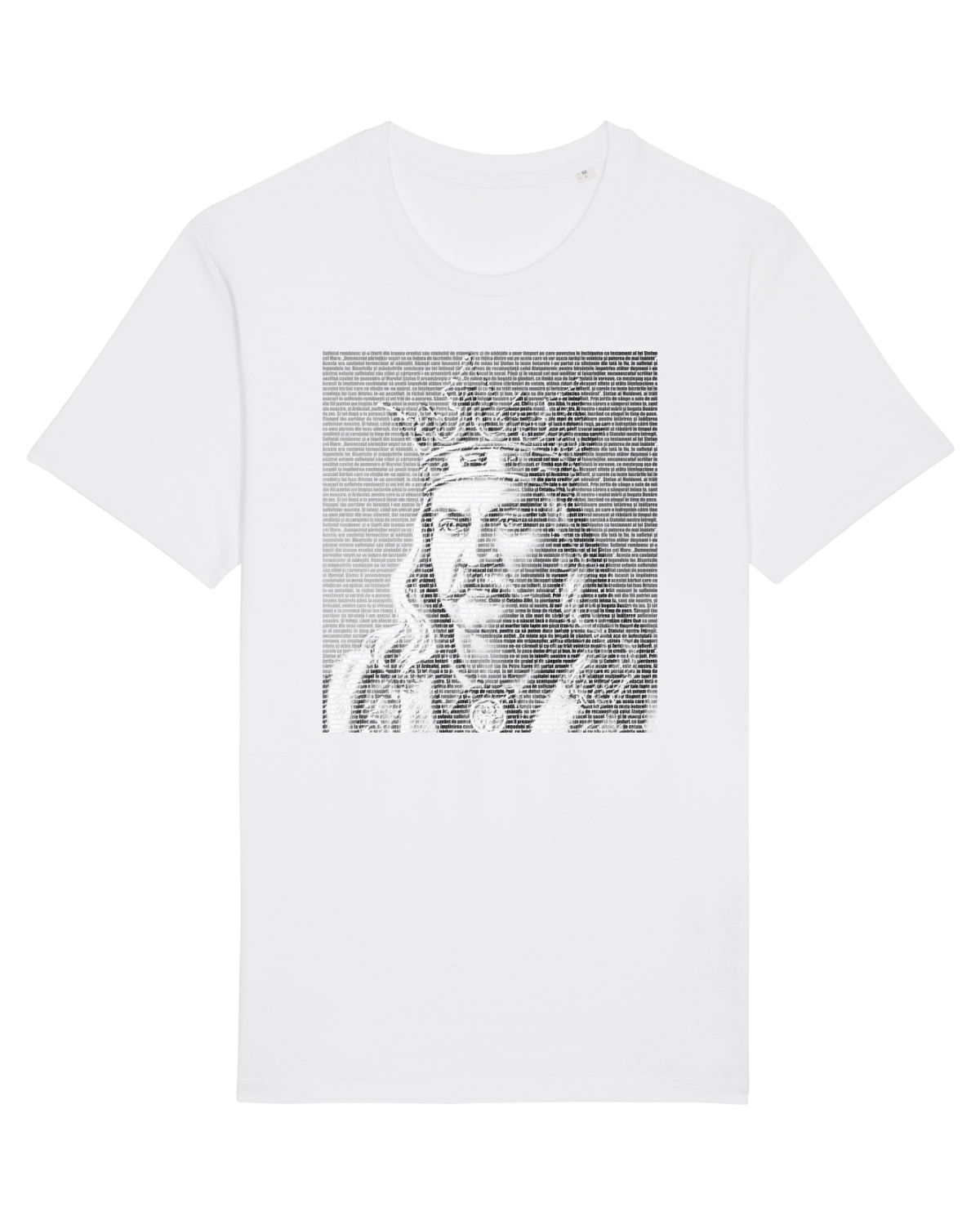 Tricou mânecă scurtă Unisex Rocker White