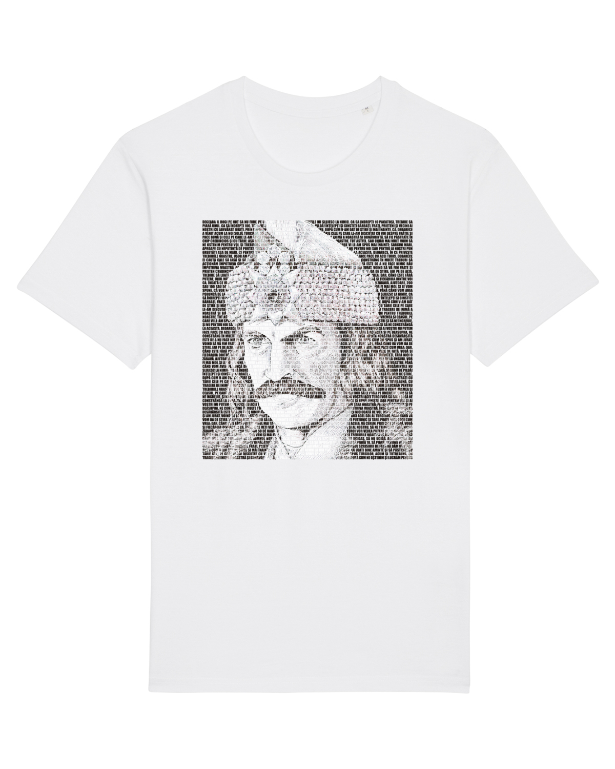 Tricou mânecă scurtă Unisex Rocker White