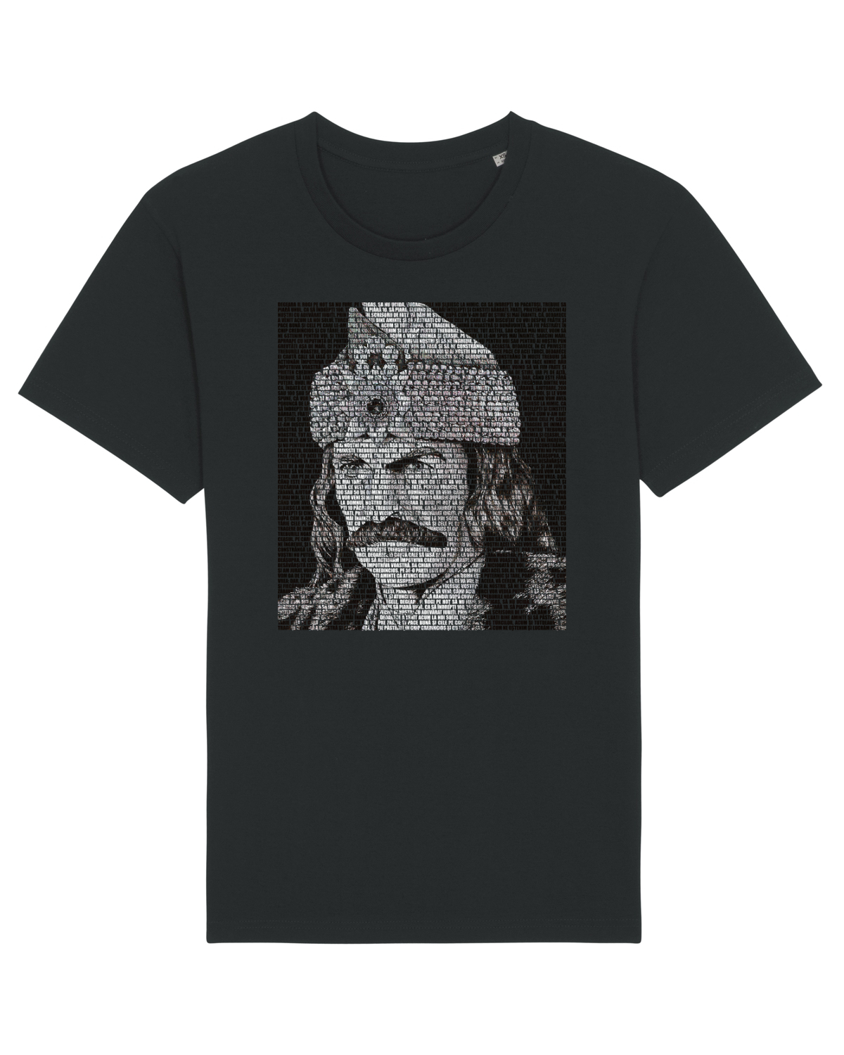 Tricou mânecă scurtă Unisex Rocker Black