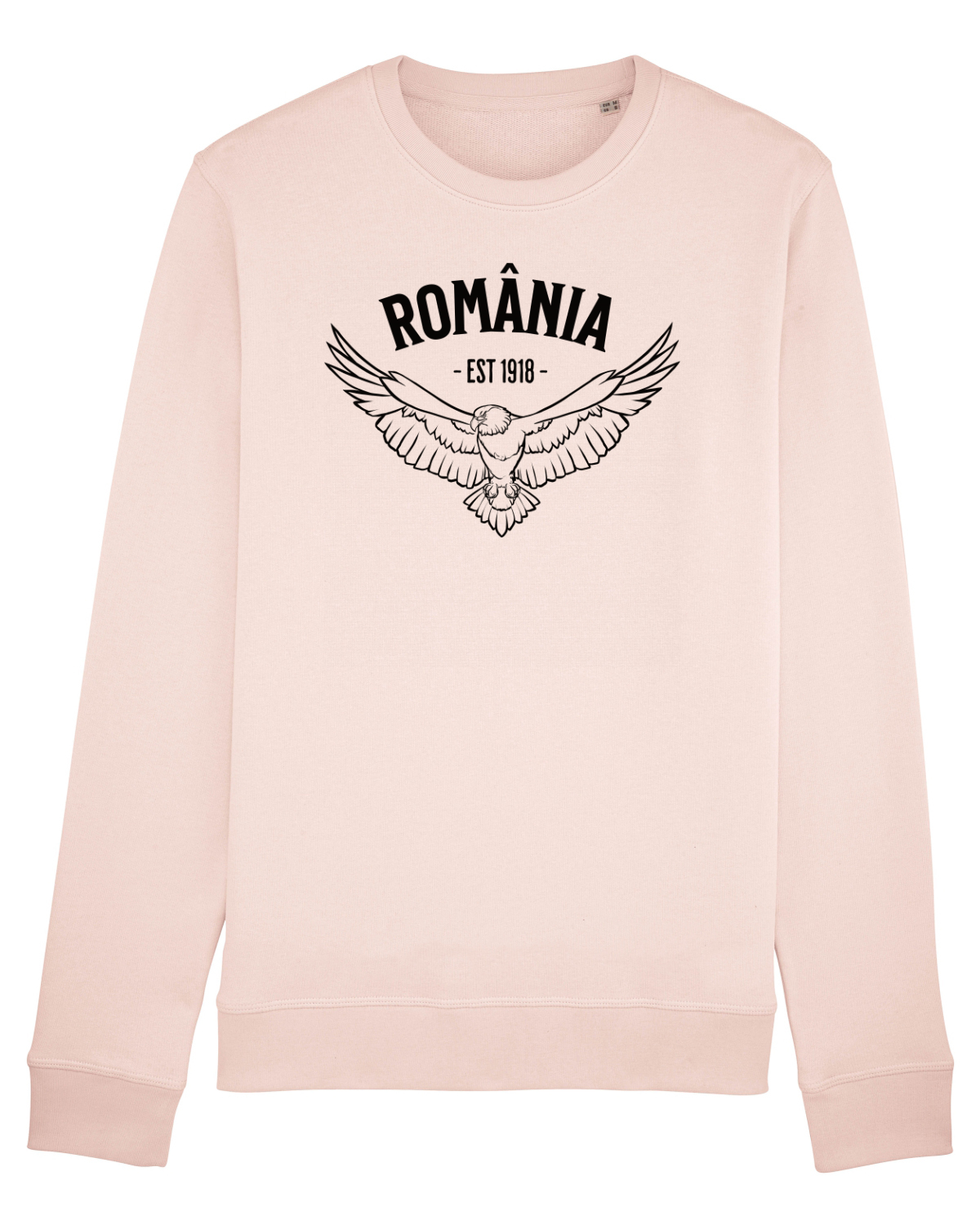 Bluză mânecă lungă Unisex Rise Candy Pink