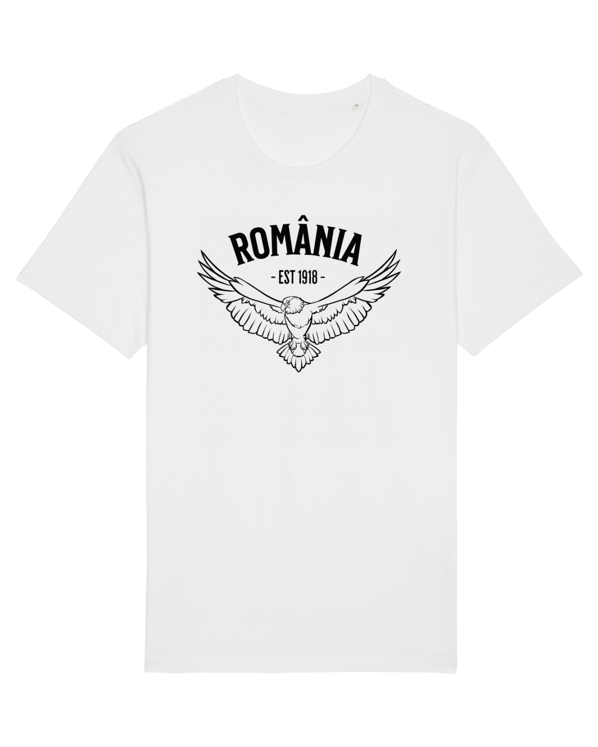 Tricou mânecă scurtă Unisex Rocker White