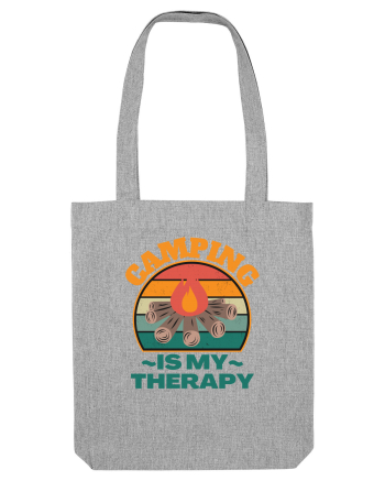 Camping Is My Therapy Heather Grey