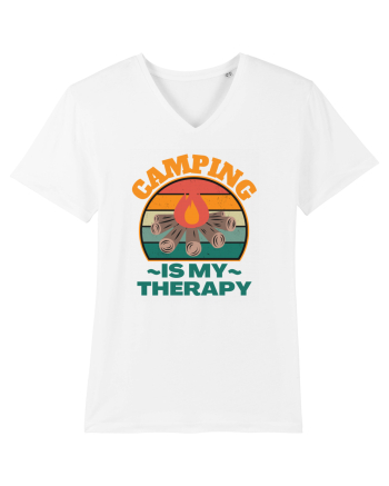 Camping Is My Therapy White
