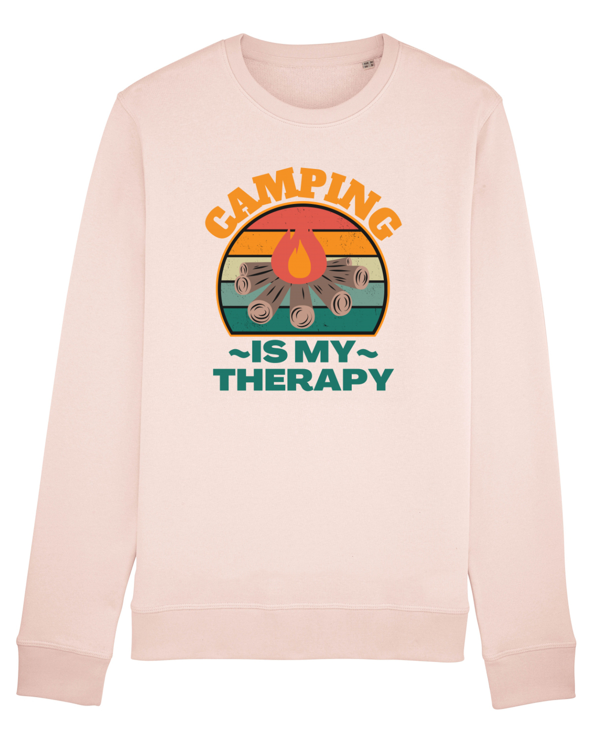 Bluză mânecă lungă Unisex Rise Candy Pink