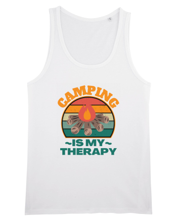 Camping Is My Therapy White