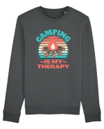 Camping Is My Therapy Bluză mânecă lungă Unisex Rise