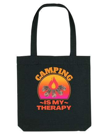 Camping Is My Therapy Black