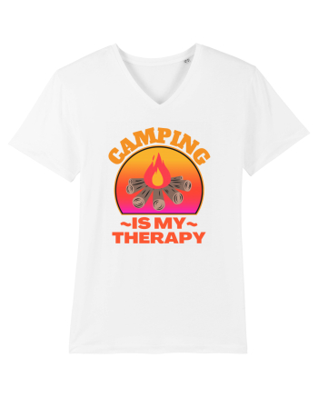 Camping Is My Therapy White