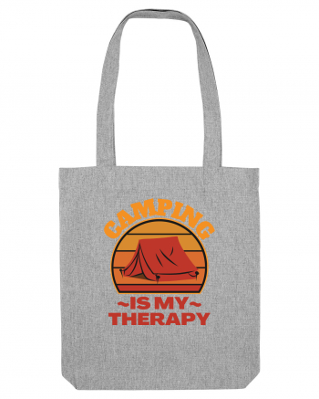 Camping Is My Therapy Heather Grey