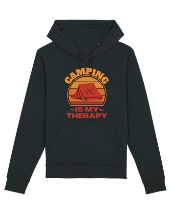 Camping Is My Therapy Black