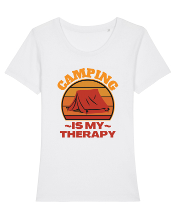Camping Is My Therapy White