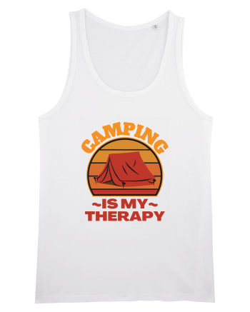 Camping Is My Therapy White