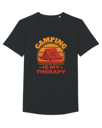 Camping Is My Therapy Black