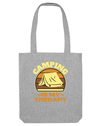 Camping Is My Therapy Heather Grey