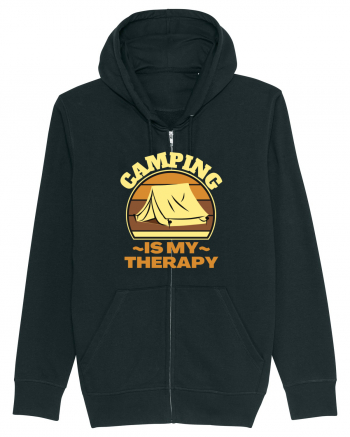 Camping Is My Therapy Black