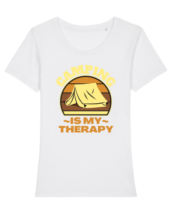 Camping Is My Therapy White