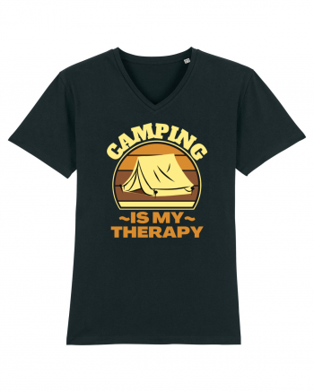 Camping Is My Therapy Black