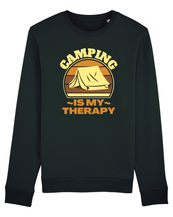 Camping Is My Therapy Black