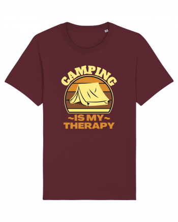 Camping Is My Therapy Tricou mânecă scurtă Unisex Rocker
