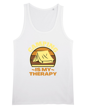 Camping Is My Therapy White