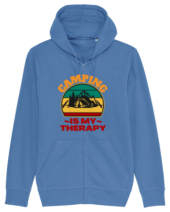 Camping Is My Therapy Bright Blue