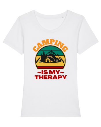 Camping Is My Therapy White