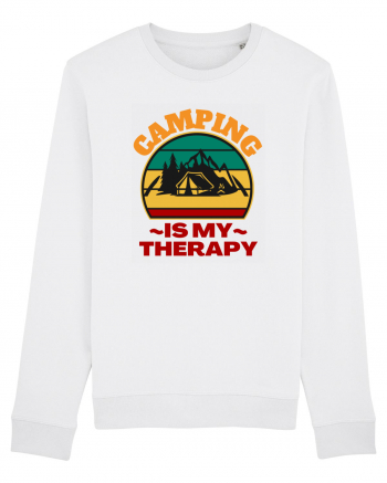 Camping Is My Therapy White