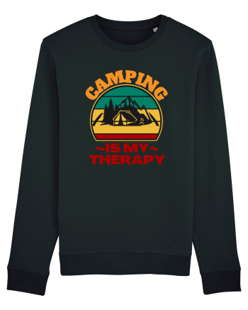 Camping Is My Therapy Black