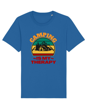 Camping Is My Therapy Royal Blue