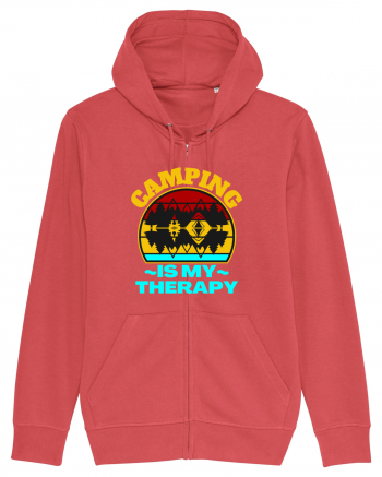 Camping Is My Therapy Carmine Red