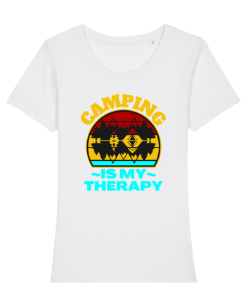 Camping Is My Therapy White