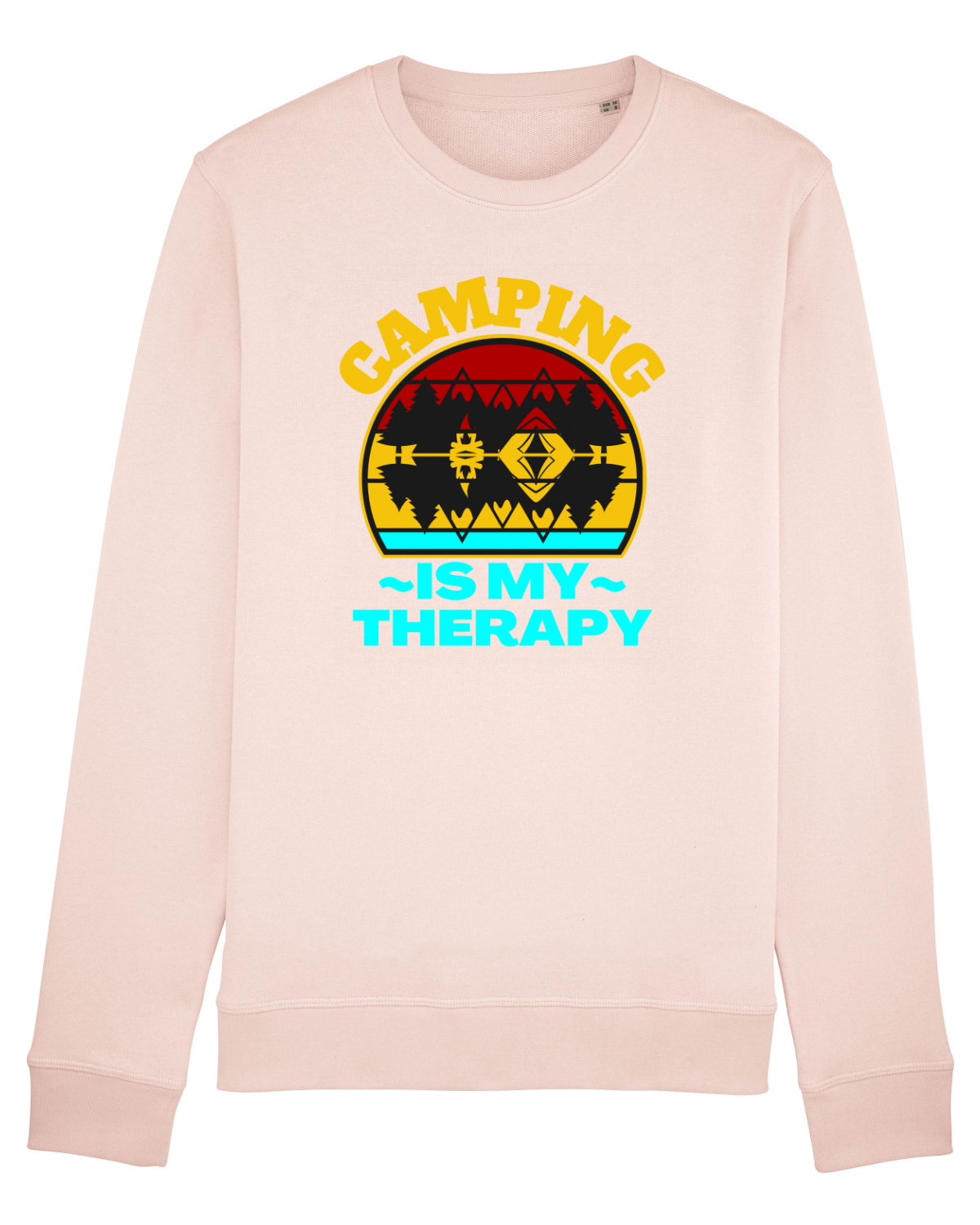 Bluză mânecă lungă Unisex Rise Candy Pink